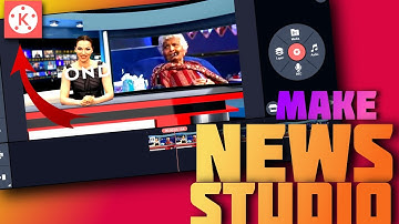 How To Make Your Own News Studio with KineMaster 🔥🔥 Very Easy
