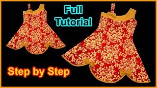 Hey friends, in this video, i’ll show how to make super modern
designer 3 4 years girls baby frock cutting & stitching step by full
video with englis...
