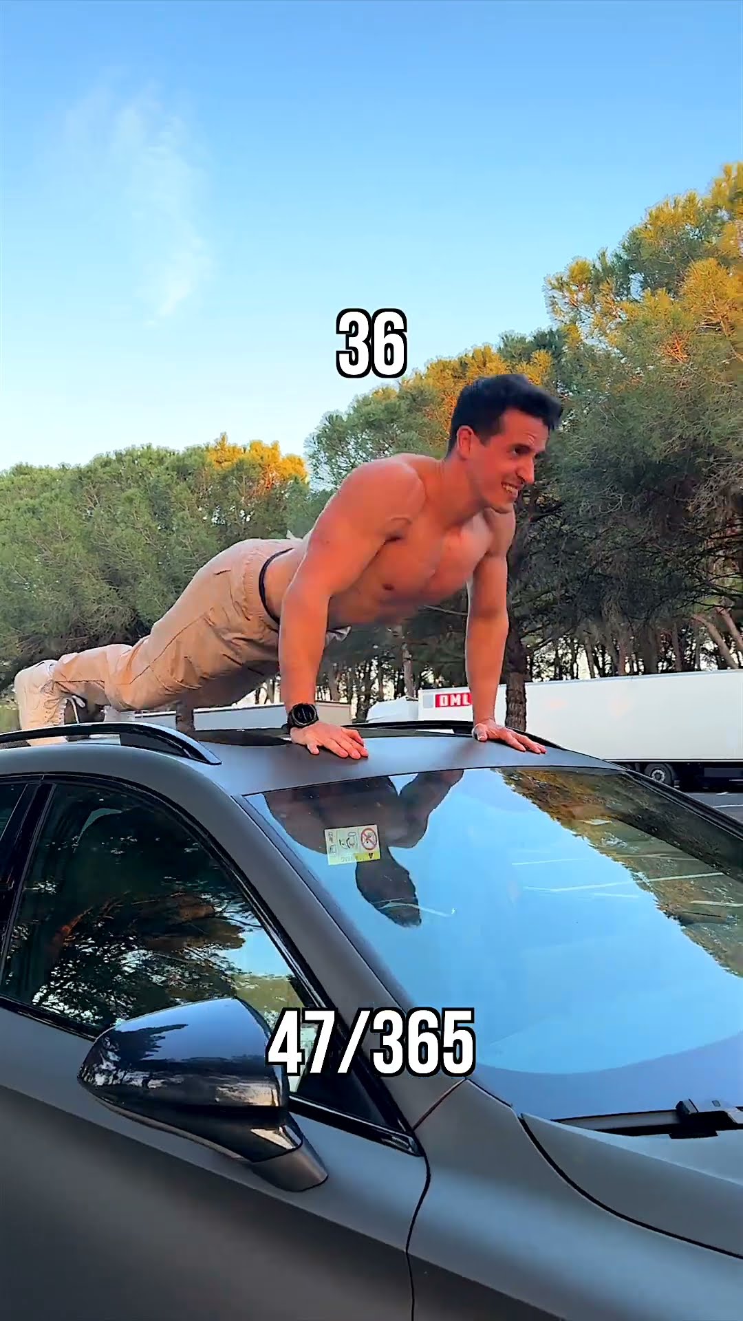 Day 47/365 one more push-up everyday during 1 year ! ?