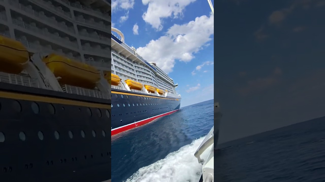 Disembarking Disney Destiny after outbound pilotage.#cruise #cruiseship #disney #harborpilot