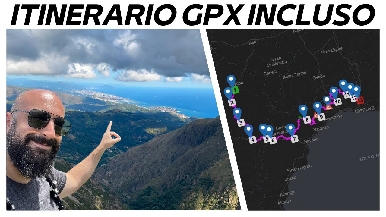 Dalle LANGHE al MARE e il passo più PANORAMICO della Liguria