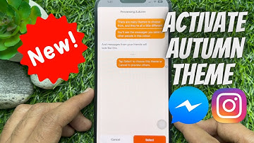 How to Activate the Autumn Chat Theme on Facebook Messenger and Instagram