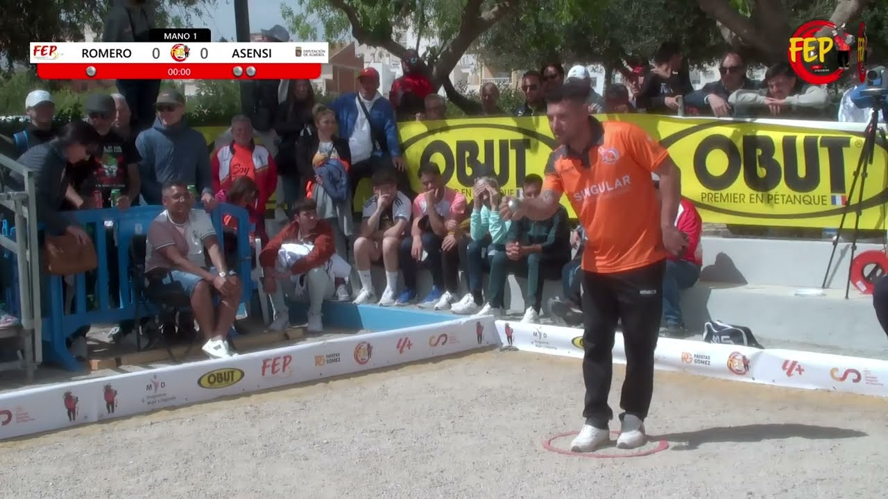 ROMERO vs ASENSI - FINAL Campeonato de España Individual (Velez Rubio)