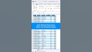 Auto-Refresh Power Query in Excel with VBA! 🔄 #ExcelTips #PowerQuery #Automation #VBA