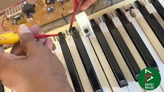 How to repair Casio AP200 keys