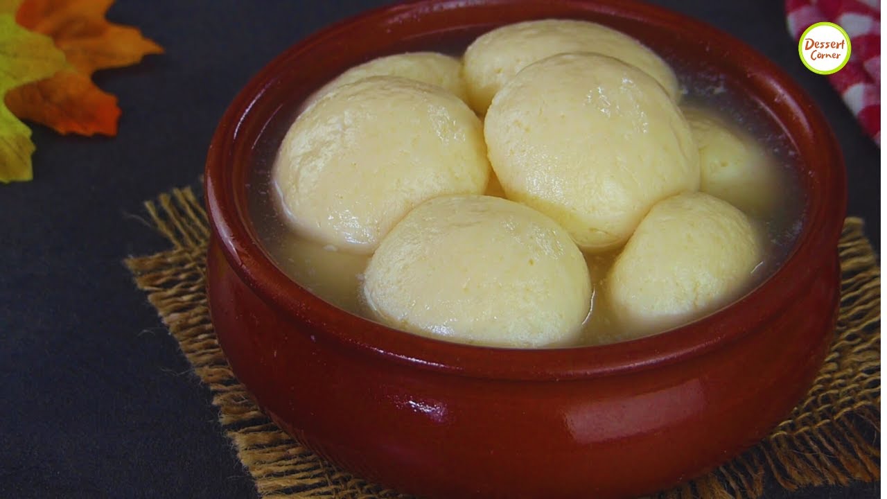 Eggless Juicy Spongy Rasgulla Recipe by Dessert Corner | Sponge Misty ...