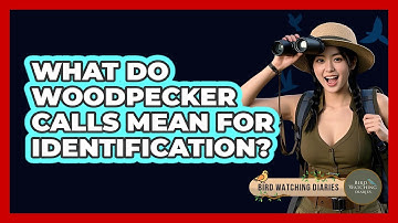 What Do Woodpecker Calls Mean For Identification? - Bird Watching Diaries
