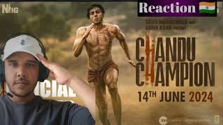 Chandu Champion - Official Trailer- Reaction | Kartik Aaryan | Shraddha Kapoor