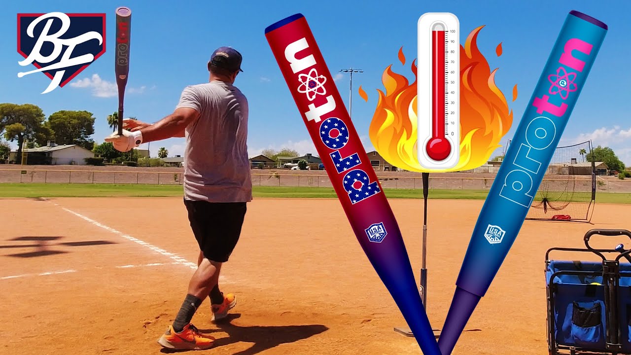 Bat De Softball PROTON En Fibre De Carbone 2 Pièces - Chaud - Certifié USSSA NSA ISA