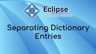 Separating Dictionary Entries Profile