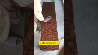 Cheap Wood Turned Into Luxury Finish #WoodFinishing #FakeWood #SmartCraft
