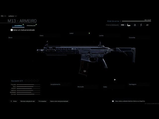 Warzone 2.0: como salvar projetos de armas personalizados