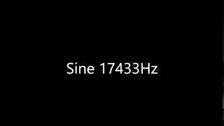 Sine 17433Hz Audio Only