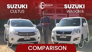 Suzuki Cultus Vs Suzuki Wagon R Comparison | Suzuki Cultus Price, Specs and Features | Mywheels.pk