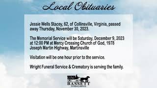 Obits for December 5, 2023