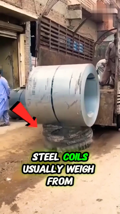 Why Unloading Steel Coils This Way Can Be Deadly #engineering #technology