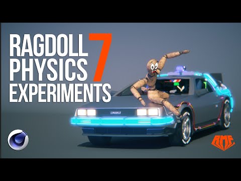 RagDoll Experiments 7 | Physics fun in Cinema 4D