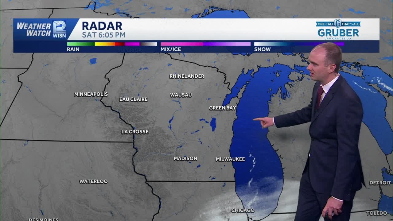1/24 Evening forecast: Weather: Lake effect snow Sunday - YouTube