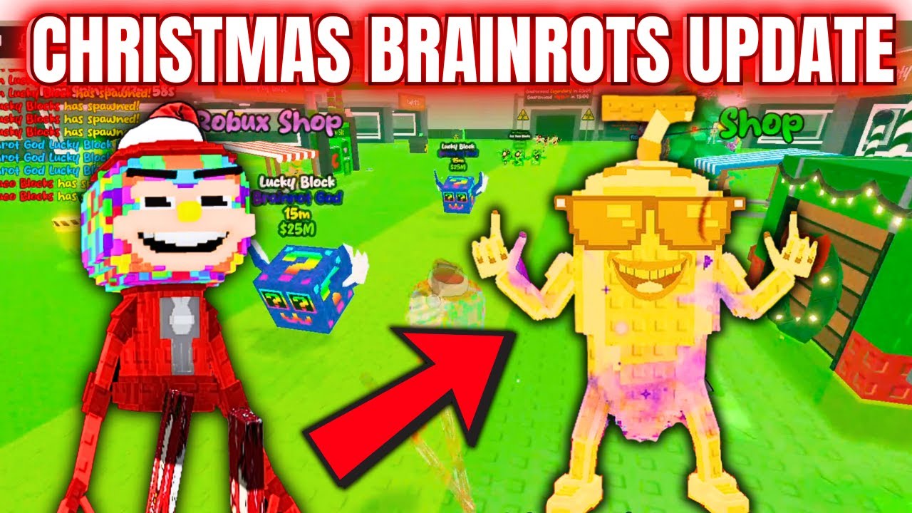 CHRISTMAS UPDATE is HERE! 🎄🎅✨New Christmas Brainrots + Santa Fuse Machine | Steal a Brainrot
