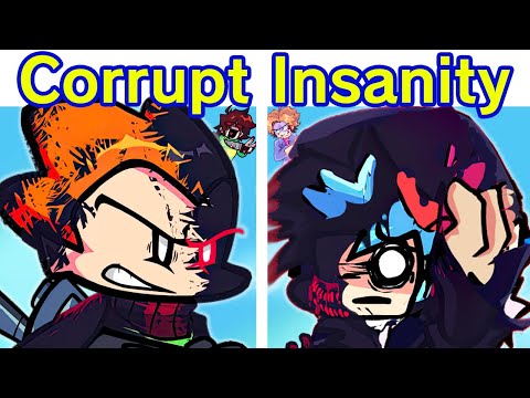 Friday Night Funkin' CORRUPTION INSANITY DEMO | Pico & Darnell vs Evil BF/GF/Senpai/Nene (FNF Mod)