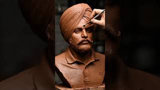 Clay Art Transformation of Sidhu Moosewala 🔥#Clayart#AiArt#Shorts#viralshorts