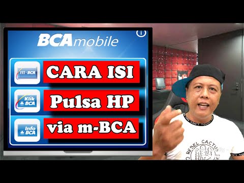 Cara Beli Pulsa via BCA Mobile Banking. 