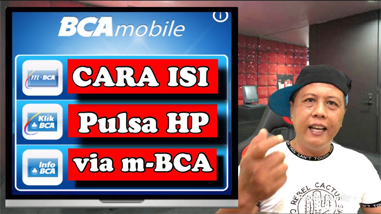 Cara isi pulsa via M Bca, cara isi ulang pulsa lewat M Bca, cara isi ulang pulsa melalui Bca Mobile.. 