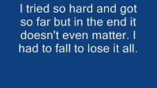 Linkin Park-In The End Lyrics chords