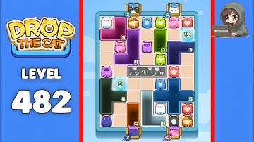 Drop The Cat level 482 solution