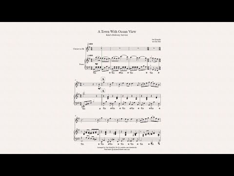 A Town With An Ocean View for Clarinet solo and Piano Accompaniment - Joe Hisaishi