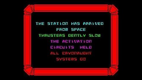 Alien 8 - ZX Spectrum Game Ending