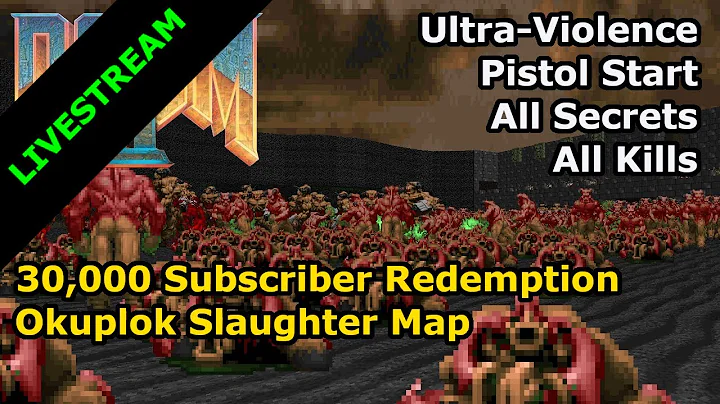 Doom II - Okuplok Slaughter Map (Ultra-Violence 10...