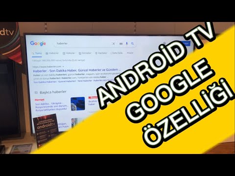 TÜM ANDROİD TELEVİZYONLARDA GOOGLE GİRME ÖZELLİĞİ