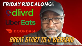 Uber Eats And Dlivrd Really Delivered │Ride Along In Baltimore │Uber Eats │DLIVRD│DoorDash