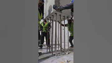 Amazing precast column erection #precast #construction #shorts #viral