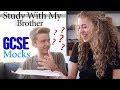 Testing my Brother on his GCSE French - Mock Revision Chilled Study With Us! 💛 ad