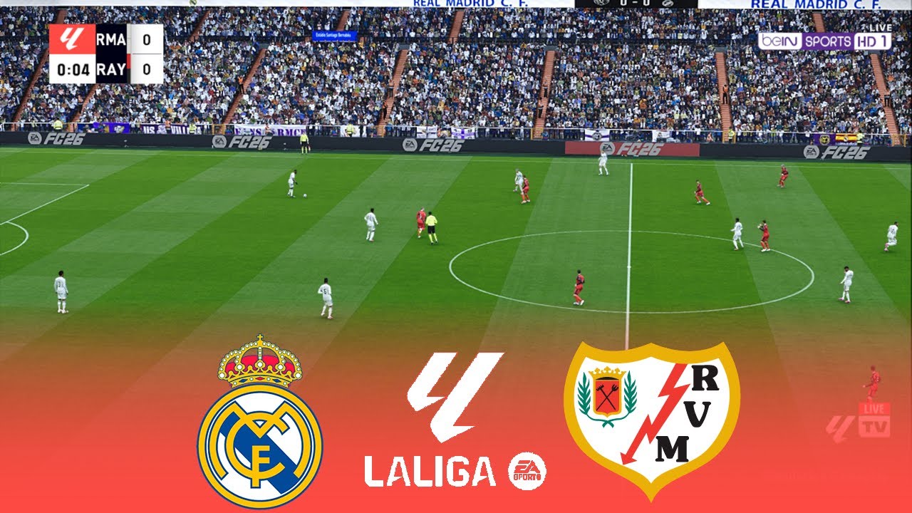 REAL MADRID vs RAYO VALLECANO Live | La Liga 2026 | 01 February 2026 ...