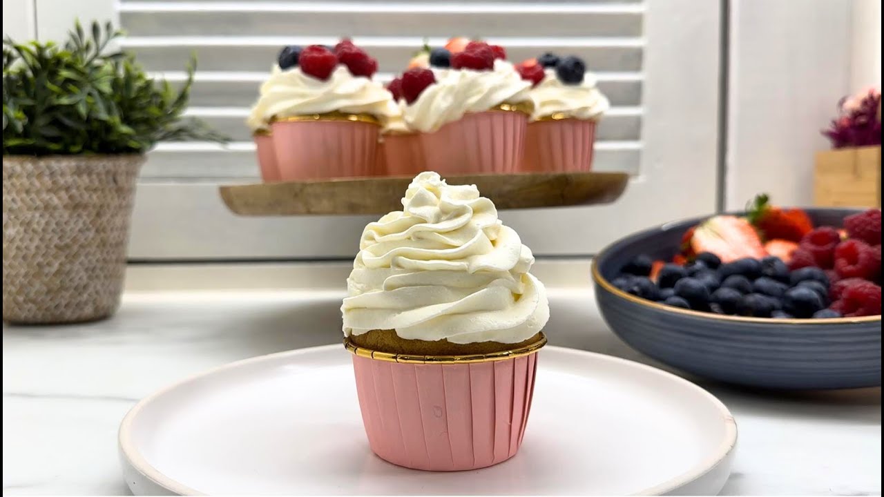 La vrai recette des cupcakes américains avec sa crème à base de cream