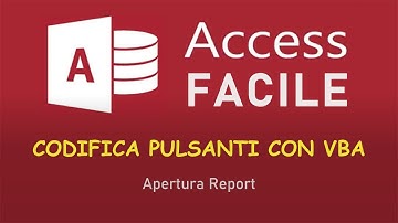 Codifica pulsanti VBA:  Apertura report