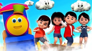 качать поезд | летать как муха | детские рифмы | Bob Train Fly Like  A Fly | Nursery Rhymes For Kids