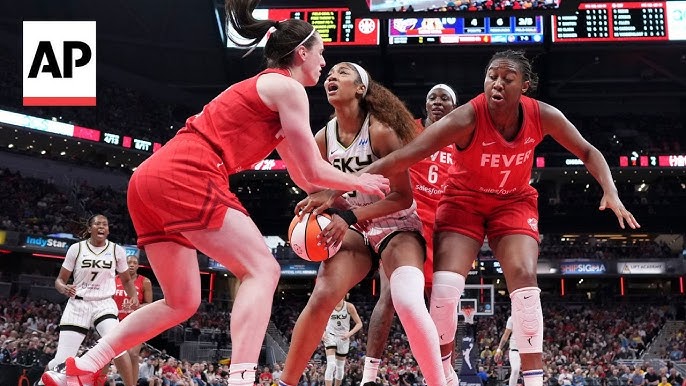 Caitlin Clark says flagrant foul for shoving Angel Reese was not  'malicious' - YouTube