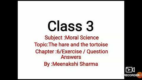 Class 3 Moral Science Chapter 6