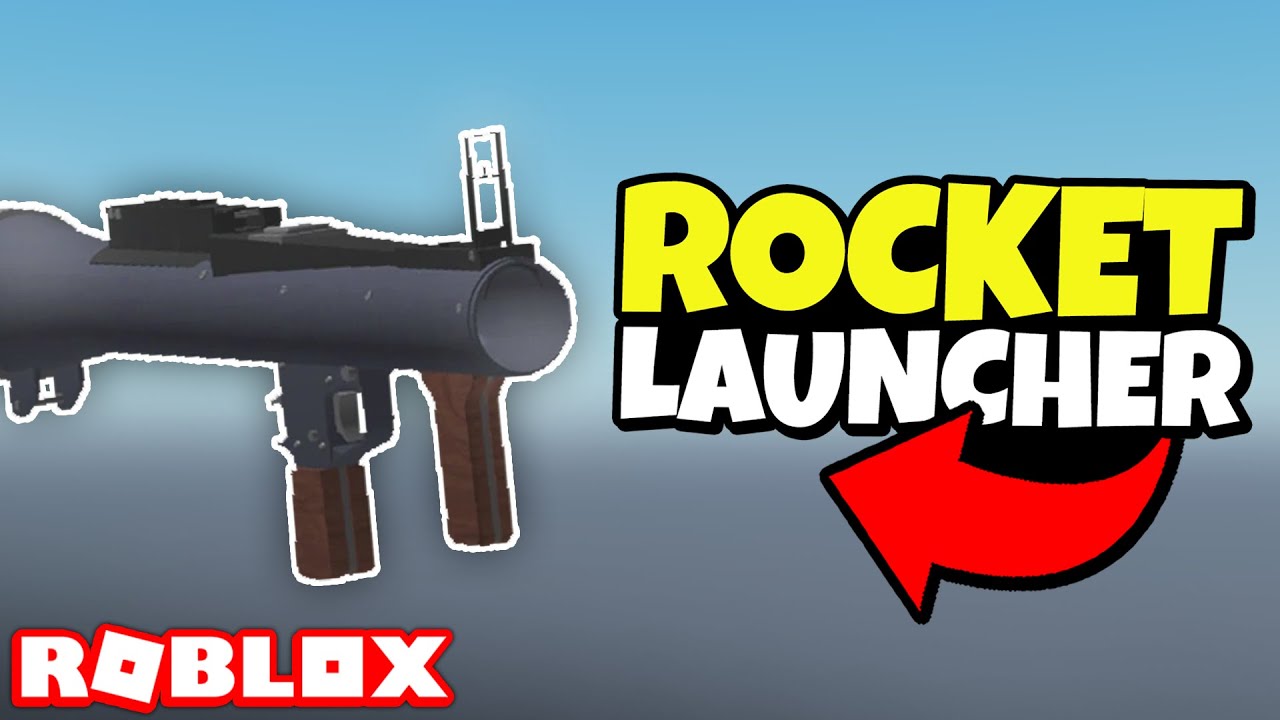 How to Make a ROCKET LAUNCHER in ROBLOX! 