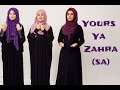 Yours ya zahra  hashim sisters  nasheed manqabat with lyrics 2017  bibi fatima manqabat new