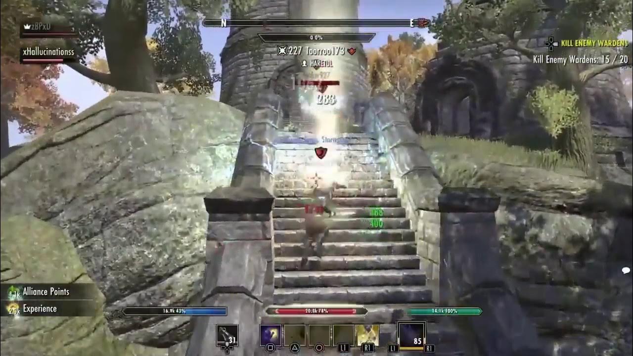 ESO STAM NB WITH STAM SORC SKILLS MAGPLAR PVP AND DUELS YouTube