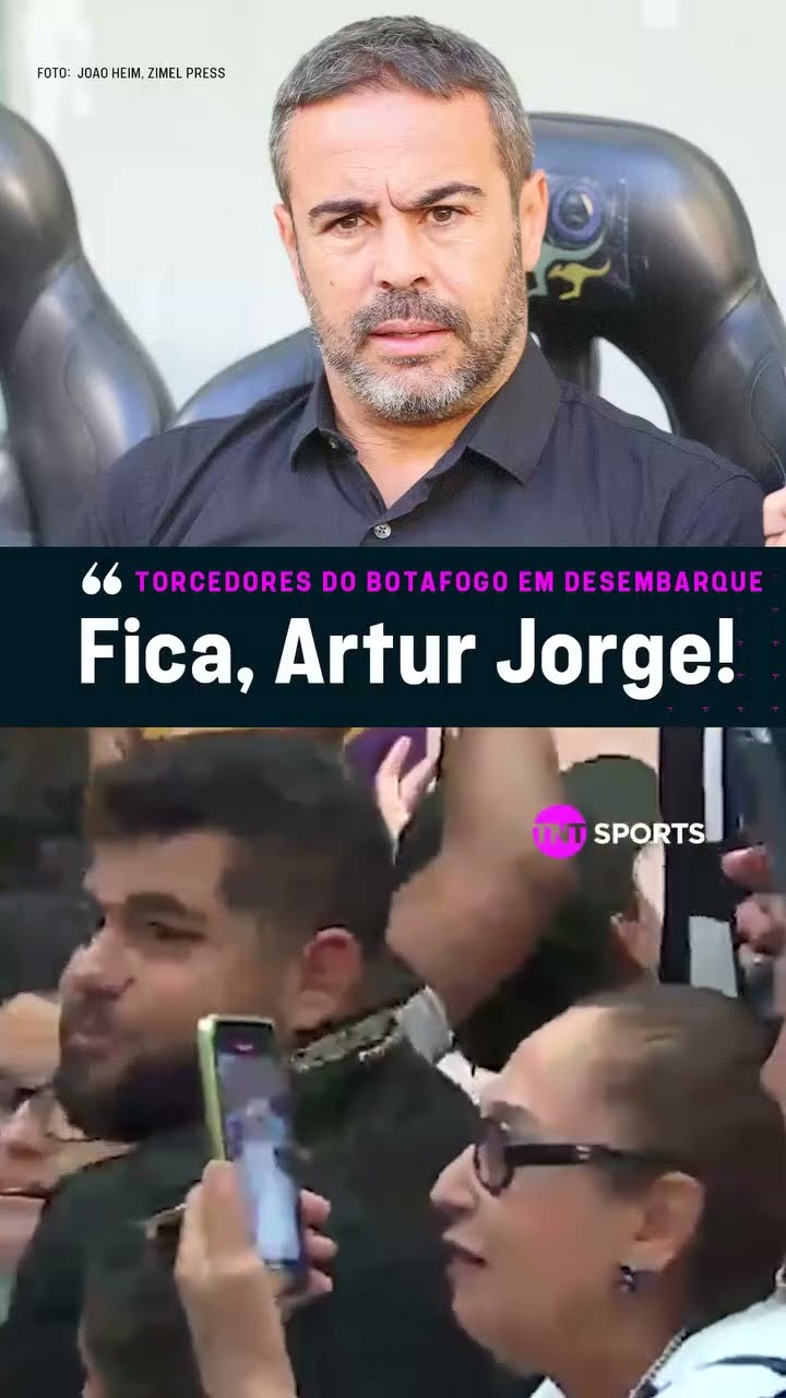 ARTUR JORGE FICA NO BOTAFOGO? SE DEPENDER DA TORCIDA, COM CERTEZA! #shorts