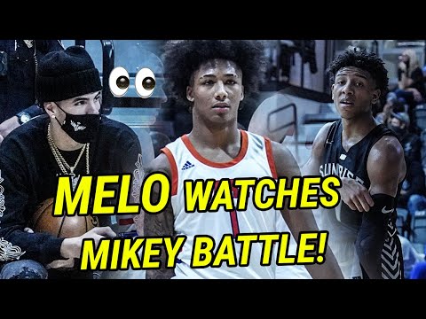 LaMelo Ball Watches Mikey Williams BATTLE The #1 Team In The Country! Sunrise Christian Is MEAN 😱