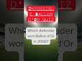 impossible ballon d'or quiz