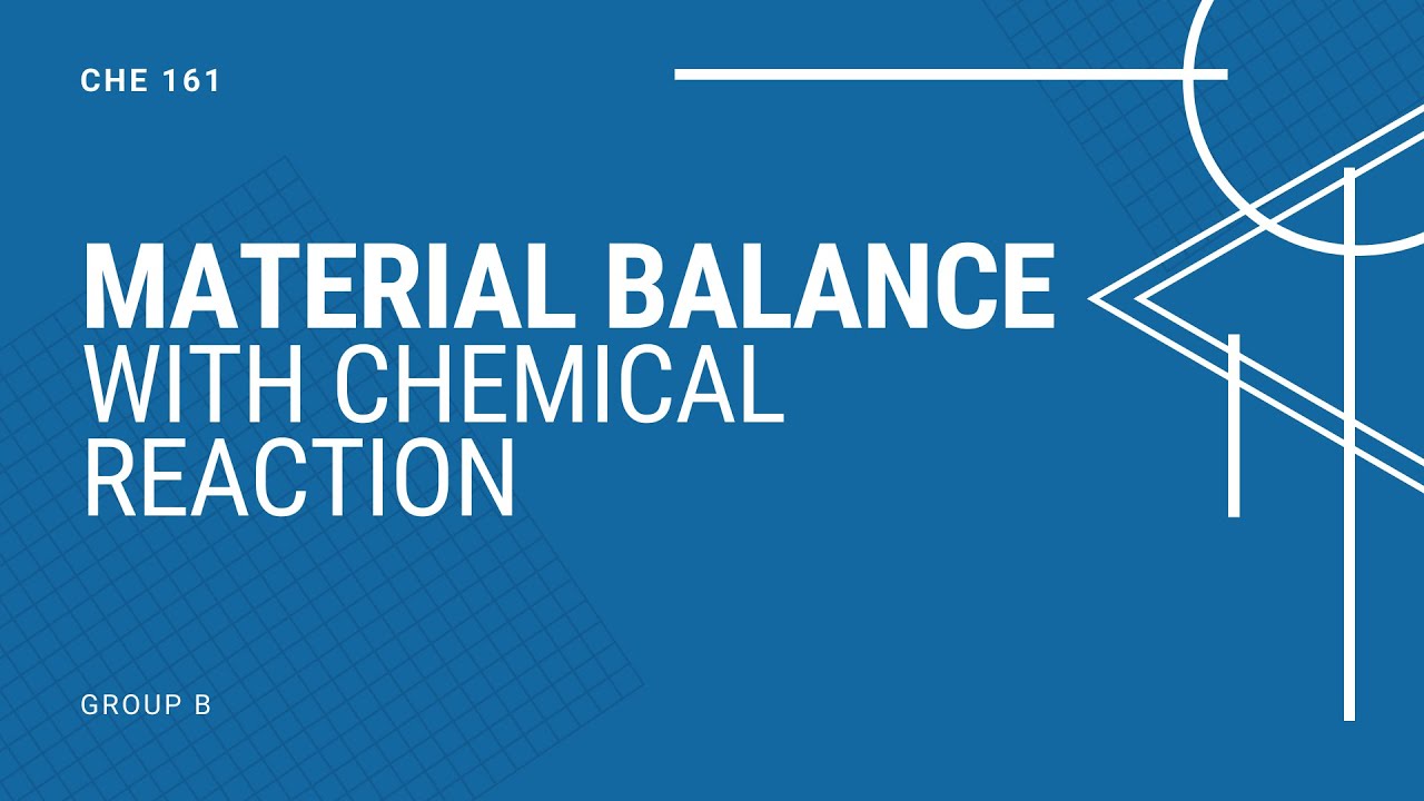 Material Balance with Chemical Reaction (DWSIM Demo) YouTube