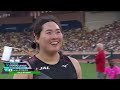 ダイヤモンドリーグ2024モナコ 女子やり投 北口榛花が優勝 65m21
